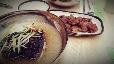 Korean Cold Noodles (Mul Naengmyeon)